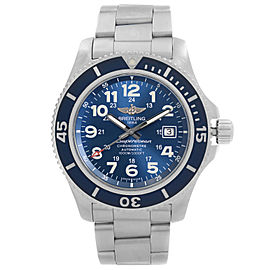 Breitling Superocean II 44mm Steel Blue Dial Automatic Mens Watch