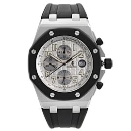 Audemars Piguet Rubberclad 42mm Steel Silver Dial Watch