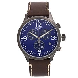 Tissot T-Sport Chrono XL Steel Blue Dial Quartz Mens Watch