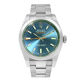 Rolex Milgauss 40 Stainless Steel Blue Dial Automatic Mens Watch