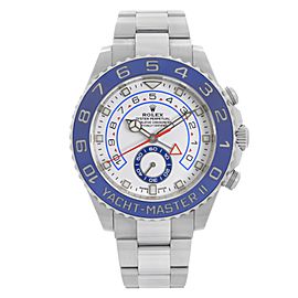 Rolex Yacht-Master II 44mm Ceramic Steel White Dial Automatic Mens Watch