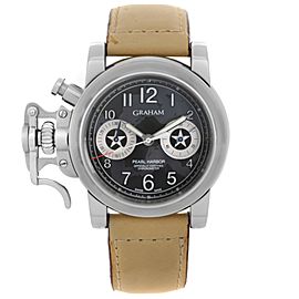 Graham Chronofighter Pearl Harbor 43mm Steel Automatic Watch 2CFAS.B16A.L37B