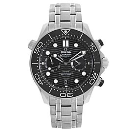 Omega Seamaster 300 Chronograph Steel Black Dial Mens Watch