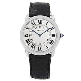 Cartier Ronde Solo 36mm Stainless Steel Silver Dial Unisex Quartz Watch