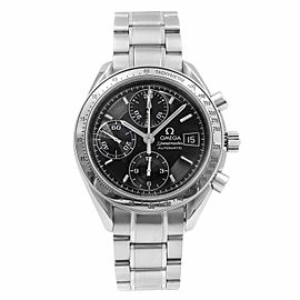 Omega Speedmaster Chrono Black Index Dial Steel Automatic Mens Watch