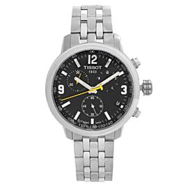 Tissot PRC 42mm Steel Black Dial Mens Quartz Watch