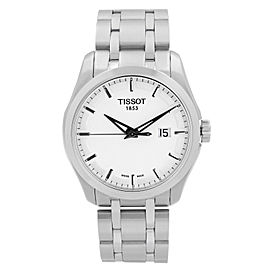 Tissot Couturier 41mm Steel Silver Dial Quartz Mens Watch