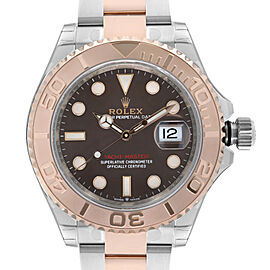 Rolex Yacht Master 40mm Steel 18K Gold Chocolate Dial Automatic Watch