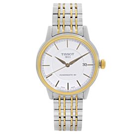 Tissot Powermatic 40mm Steel White Dial Automatic Mens Watch