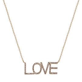 True Diamond Love Necklace