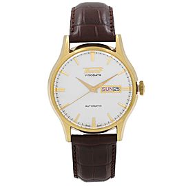 Tissot Visodate Steel PVD Silver Dial Automatic Mens Watch