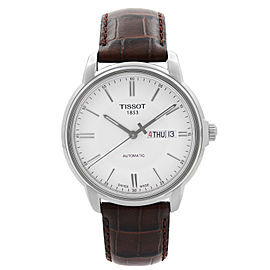 Tissot T-Classic Automatic III Steel White Dial Mens Watch