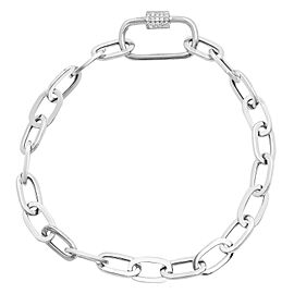 True Diamond Clip Link Bracelet