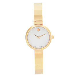 Movado Novella Rose Gold-Tone White MOP Dial Quartz Ladies Watch