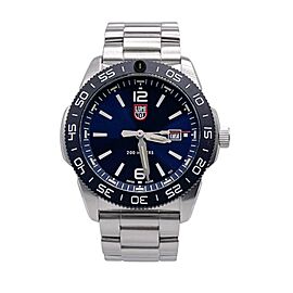 Luminox Pacific Diver 200M Stainless Steel Blue Dial Quartz Mens Watch