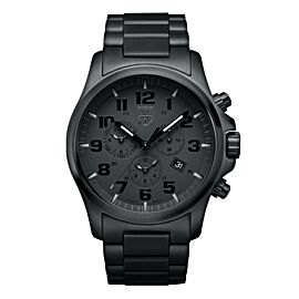 Luminox Atacama Field Steel Chronograph Black Dial Quartz Mens Watch