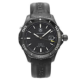 TAG Heuer Aquaracer Titanium Ceramic Black Dial Mens Watch