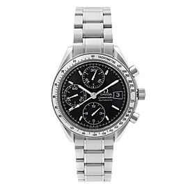 Omega Speedmaster Chronograph Steel Black Dial Automatic Mens Watch