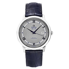 Omega De Ville Prestige Steel Silver Dial Mens Watch