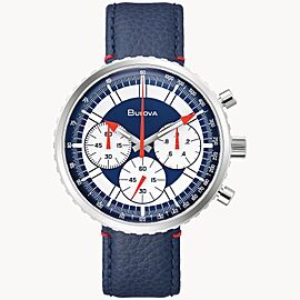 Bulova Chronograph C Archive Series Stainless Steel Quartz Men Watch