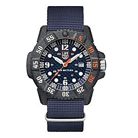 Luminox Master Carbon Seal 300m 46mm Blue Dial Quartz Mens Watch