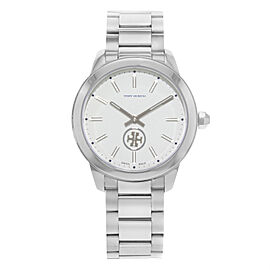 Tory Burch Collins 38mm Stainless Steel White Dial Quartz Ladies Watch