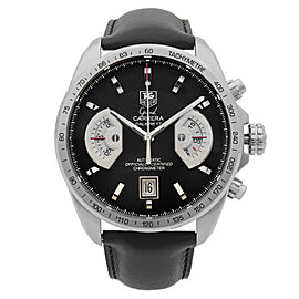 Tag Heuer Grand Carrera 43mm Steel Black Dial Automatic Watch