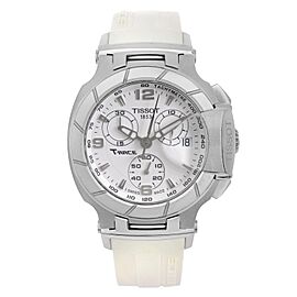 Tissot T-Race 37mm Steel White Dial Quartz Ladies Watch