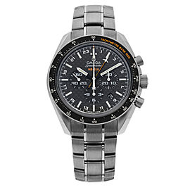 Omega Speedmaster HB-SIA GMT Titanium Black Dial Mens Watch