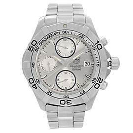 Tag Heuer Aquaracer 41mm Steel Silver Dial Mens Automatic Watch