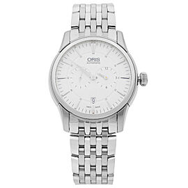 Oris Artelier Regulateur Steel Silver Dial Men Watch