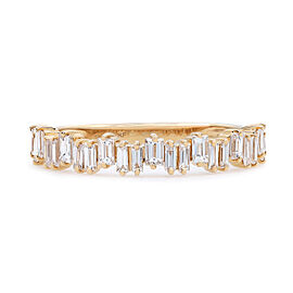 True 0.64Cttw Baguette Cut Diamond Ring