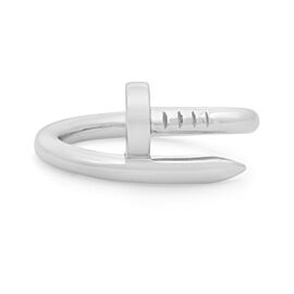 Cartier Juste Un Clou Ring 18K White Gold Size 55 US 7.25