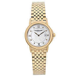 Raymond Weil Tradition Gold-Tone Steel MOP Dial Quartz Ladies Watch