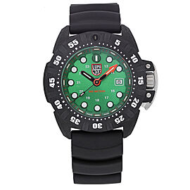 Luminox Scott Cassell Deep Dive Carbonox Green Dial Quartz Mens Watch