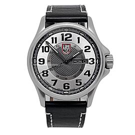 Luminox Field 1800 Series 43mm Steel Silver Dial Automatic Mens Watch