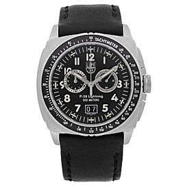 Luminox Lightning Steel Chronograph Black Dial Quartz Mens Watch