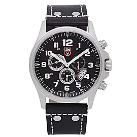 Luminox Field Chrono Alarm Series Steel Black Dial Quartz Men Watch