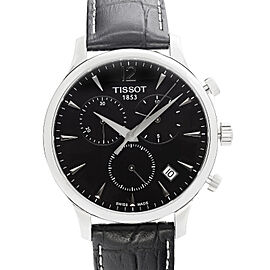 Tissot T-Classic Tradition Steel Black Dial Mens Quartz Watch