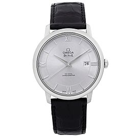 Omega De Ville Prestige 39mm Steel Silver Dial Mens Watch