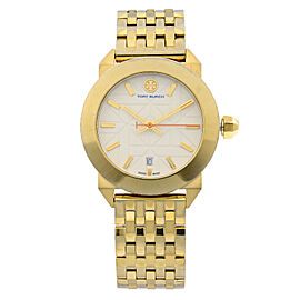 Tory Burch Whitney Steel Yellow Gold Tone Cream Dial Quartz Ladies Watch