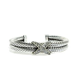 David Yurman Silver Ice Sterling Silver Diamond Bracelet