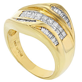 18K Yellow Gold Diamond Ring