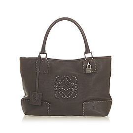 Loewe Amazona Leather Handbag