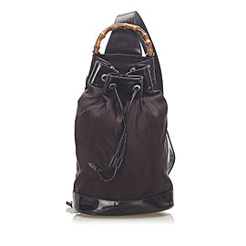 Bamboo Canvas Drawstring Backpack