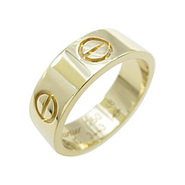 Cartier 750 Yellow Gold Love Ring Size 4.5