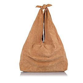 The Row Bindle Knot Suede Tote Bag