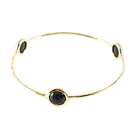 Ippolita 18K Yellow Gold with Onyx Bangle Bracelet