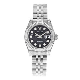 Rolex Oyster Perpetual Datejust 179174 Steel & 18K White Gold Automatic Ladies Watch