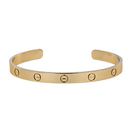 Cartier Love 18K Rose Gold Cuff Bracelet Size 19